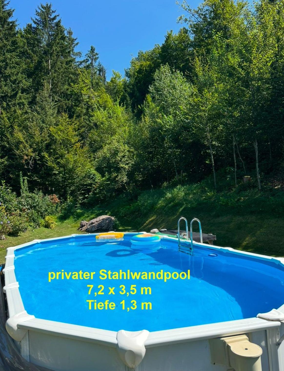 Ferienwohnung Waldblick, Faaker See Oberaichwald  Exterior photo